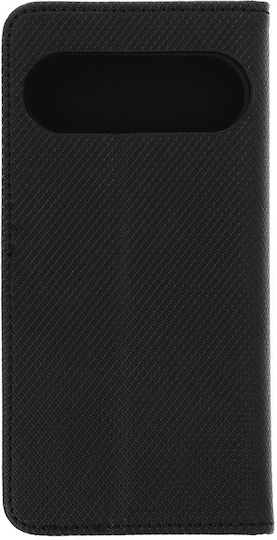 Smart Book Δερμάτινο / Σιλικόνης Μαύρο (OnePlus 9 Pro)