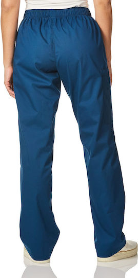 WonderWink Pull-on Cargo Γυναικείο Ιατρικό Παντελόνι Navy Μπλε από Βαμβάκι και Πολυεστέρα