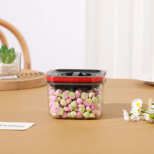 Alista Home Box for Cereals Pasta Coffee Sugar with Lid Plastic Transparent 600ml
