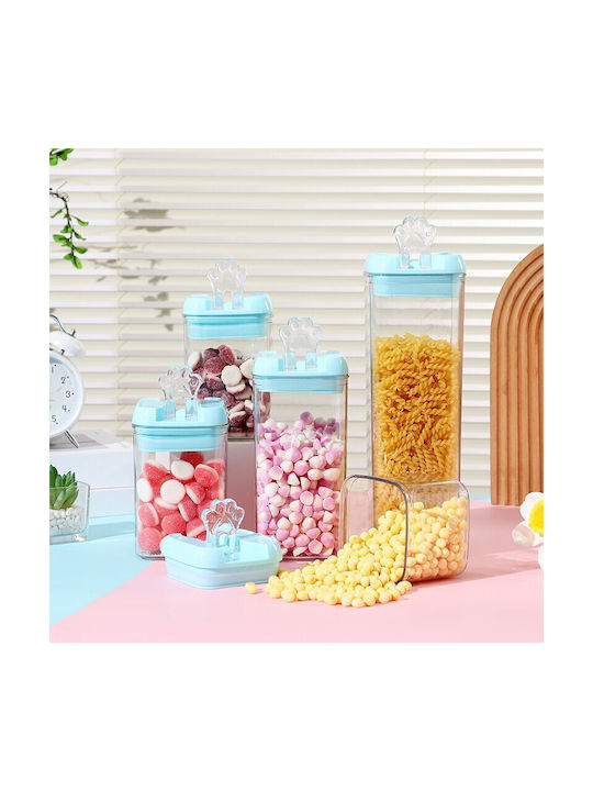 Alista Home Lebensmittelgläser & Behälter mit Deckel Kunststoff Blau 800ml 1 Stück