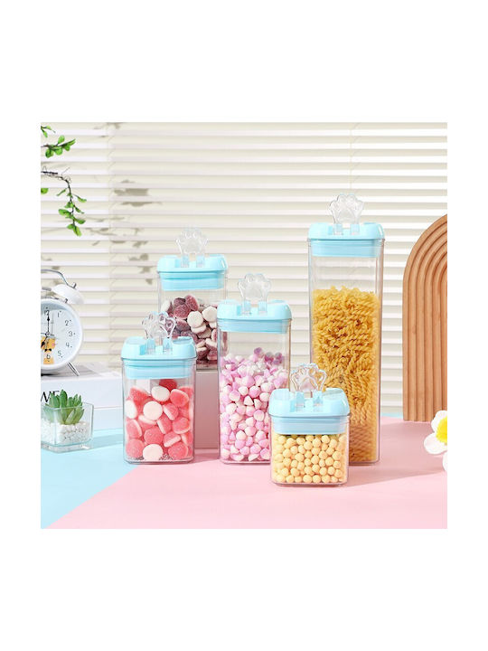 Alista Home Lebensmittelgläser & Behälter mit Deckel Kunststoff Blau 800ml 1 Stück
