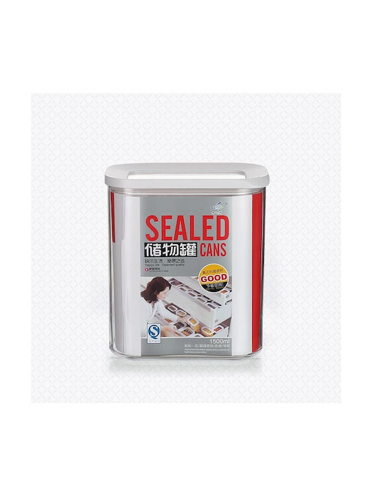 Alista Home Caseta Cereale Cu Capac Plastic Alb 1000ml 1 Bucată