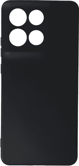 Matt Back Cover Σιλικόνης Μαύρο (Moto G86)