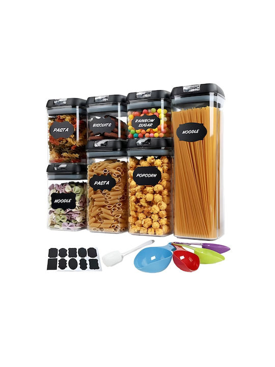 Alista Home Caseta Pentru Zahăr / Cereale / Paste / Cafea / Ceai Cu Capac Ermetic Plastic Maro 1900ml