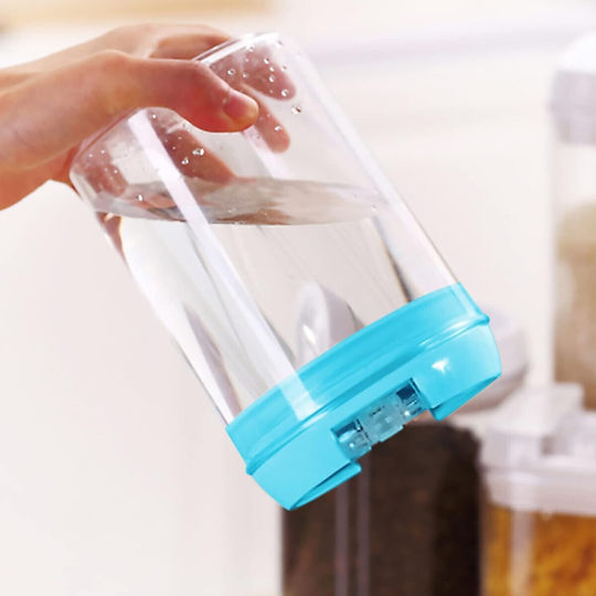 Alista Home Lebensmittelgläser & Behälter mit Deckel Kunststoff Blau 1200ml 1 Stück