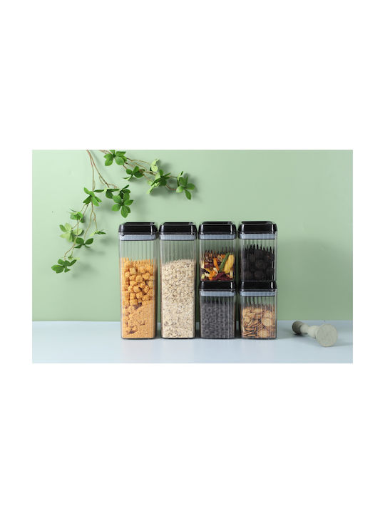 Alista Home Vază Cereale cu Capac Plastic Transparent 3300ml 1 Bucată