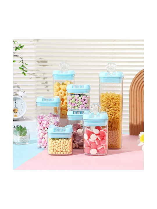 Alista Home Caseta Cereale Cu Capac Plastic Albastru 1200ml 1 Bucată