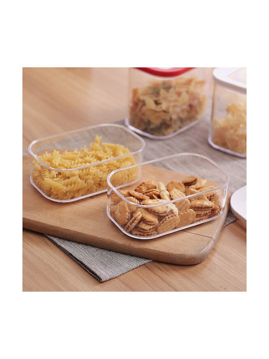 Alista Home Cereal Box with Lid Plastic White 450ml 1 Piece
