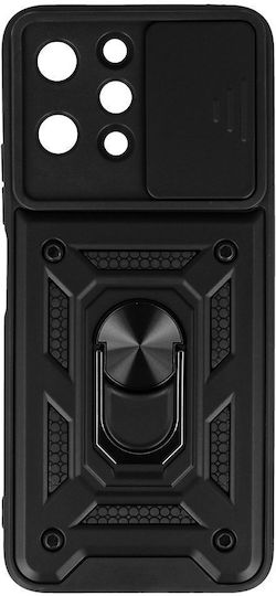 Back Cover Silicone / Plastic Black (Xiaomi Redmi 12)