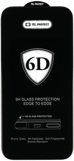 Tel Protect Full Glue 6d Tempered Glass Xiaomi Redmi Note 15 Pro Black