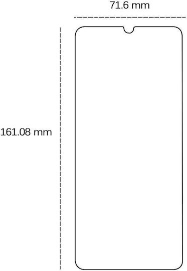 2,5d 0.3mm Tempered Glass (Realme C53)