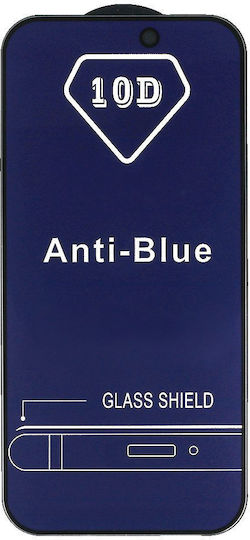Anti-blue Adeziv complet Full Face Tempered Glass (Redmi 10)