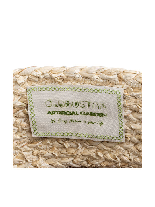 GloboStar Beige, Brown, White Flower Pot 28x33x28cm