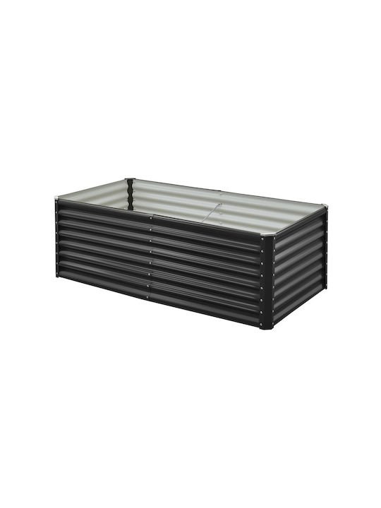 Vevor Blumenkasten Metallisch Dark Gray 180x90x60cm.