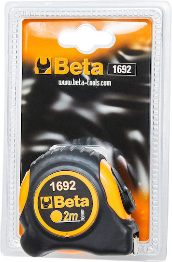 Beta Метрическа лента с автоматично връщане 16мм x 2м