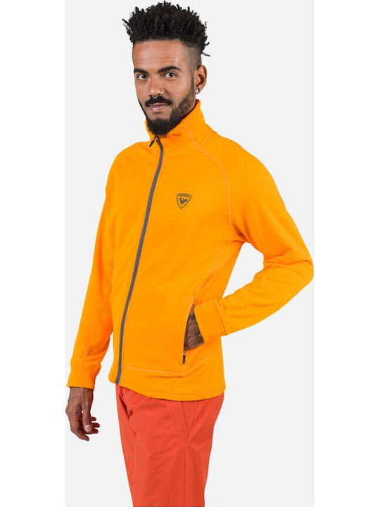 Ανδρική Ζακέτα Fleece Κίτρινη