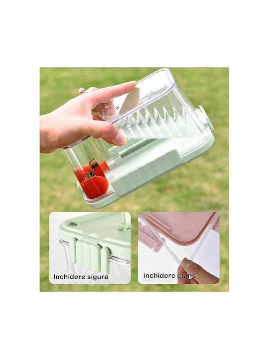 Alista Home Cutie De Prânz Din Plastic Transparent 1.5lt