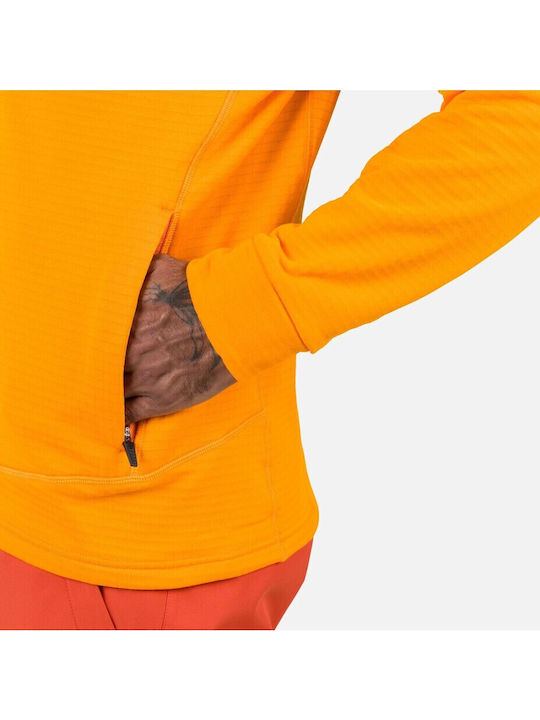 Ανδρική Ζακέτα Fleece Κίτρινη