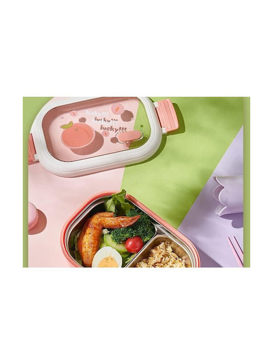 Alista Home Cutie De Prânz Din Plastic Roz 1lt