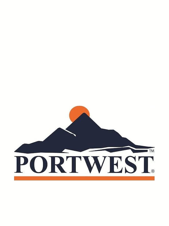 Portwest Ανδρικό Μακρυμάνικο Φούτερ Εργασίας Πορτοκαλί με Ανακλαστικές Ταινίες και Κουκούλα