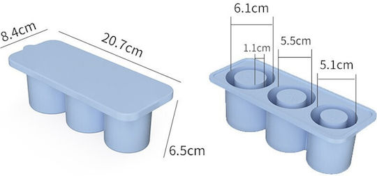 Alista Home Formă De Gheață Rotundă Din Silicon Albastru 132560