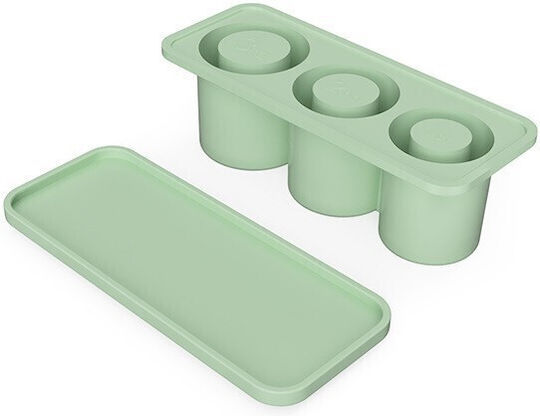 Alista Home Ice Cube Mold Round Silicone Green 132562