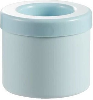 Alista Home Rectangular Silicone Ice Cube Mold with Lid Blue 126310