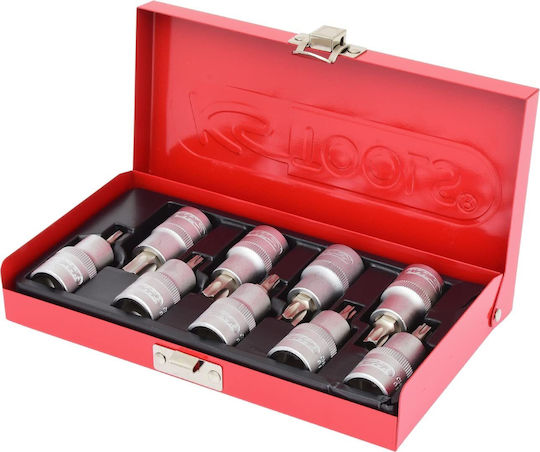 1/2'' Bit Socket Set for Torx Screws Ks Tools