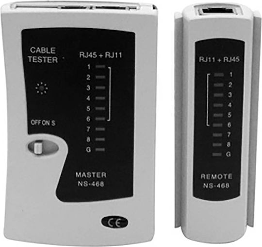 SY-468 Tester Καλωδίων Δικτύου RJ11 / RJ45