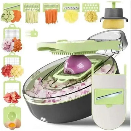 Alista Home Răzătoare Pentru Fructe Și Legume Din Oțel Inoxidabil Cu Container 29.5x9x21.8cm