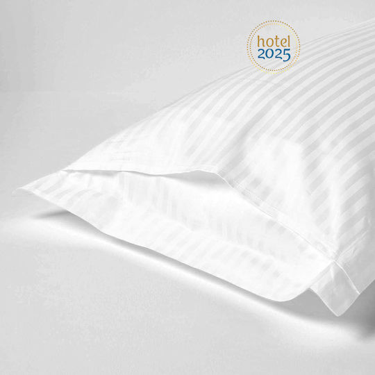Isadore Lorraine Hotel Pillowcase Striped from Cotton & Polyester 72x52cm.