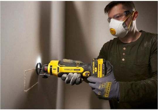 Stanley V20 Ηλεκτρικό Κοπτικό Γυψοσανίδας Μπαταρίας 20V Solo (χωρίς Μπαταρία και Φορτιστή)