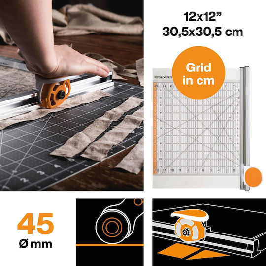 Fiskars Κοπτικό Μηχάνημα Γκιλοτίνα Επιτραπέζια 30.48cm