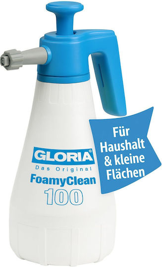 Gloria Foamy Clean 100 Ψεκαστήρας Προπιέσεως με Χωρητικότητα 1lt 3bar σε Λευκό χρώμα