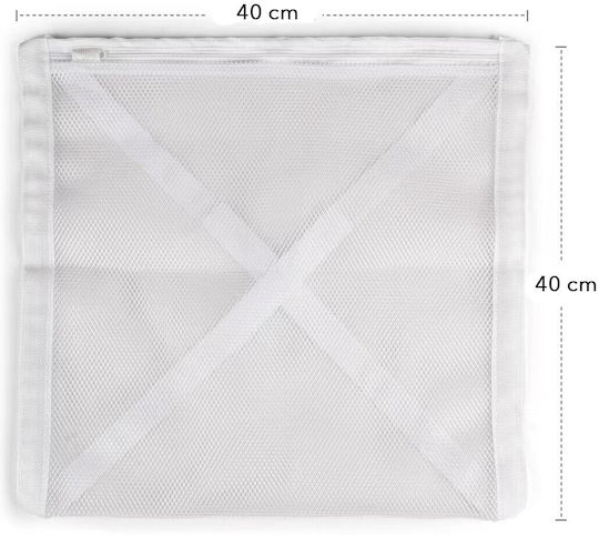 Waschbeutel Für Schuhe Alista Home Große Größe Waschmaschine 40x40x1 Cm Weiß Waschbeutel Für Schuhe Alista Home Große Größe Waschmaschine 40x40x1 Cm Weiß