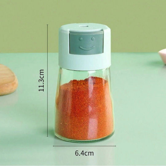 Alista Home Glass Spice Jar Green