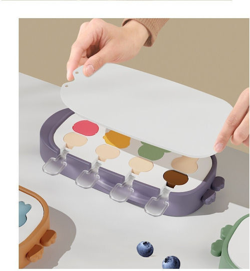 Alista Home Bakeware Tin Ice Cream Ice Lolly Silicone 21x12.8x3cm