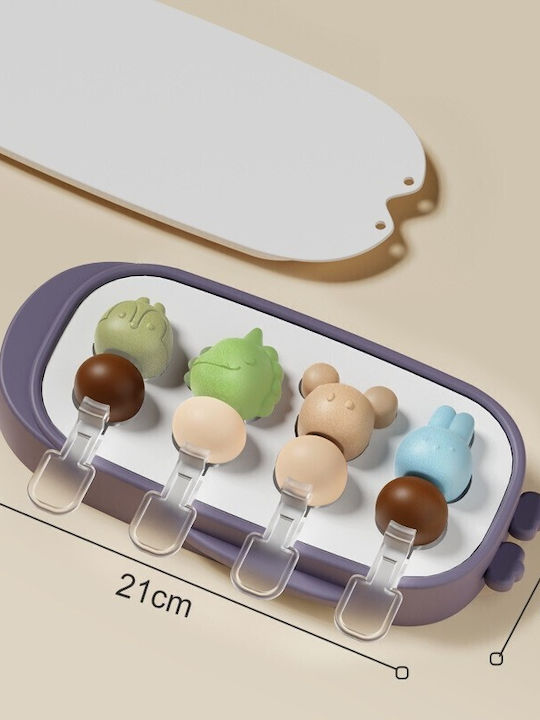 Alista Home Formă Pentru Tăvi Și Tăvi Pentru Copt Înghețată / Ice Lolly Din Silicon 21x12.8x3cm