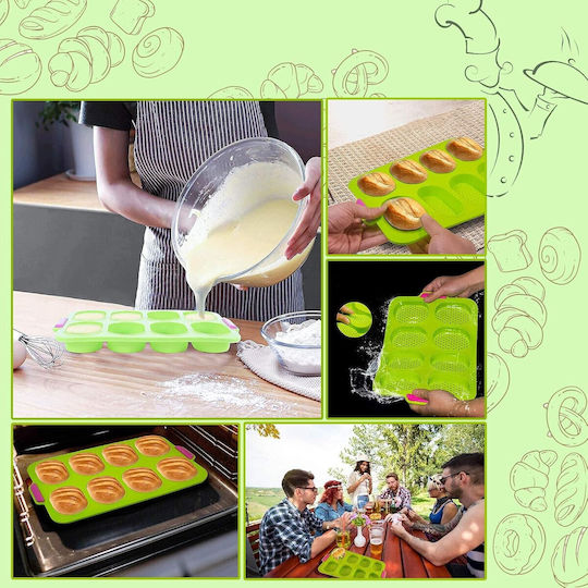 Alista Home Bakeware Tin for Bread Made of Silicone 34.5x23.8x2.5cm