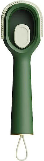 Perie Curățare Pantofi Recipient Detergent Alista Home Perie Multifuncțională Pantofi Spălare Perii Moi Fără Deteriorare 22x6x4 Cm Culoare Verde