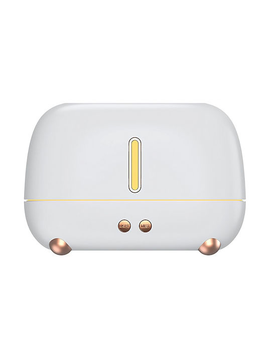 Alista Home Led Συσκευή Αρωματοθεραπείας Υπερήχων με Χρονοδιακόπτη Λευκή 250ml 123973