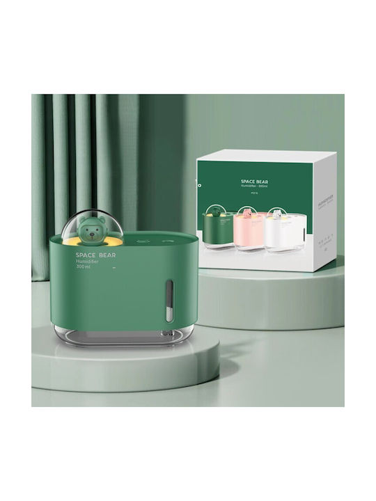 Alista Home LED Aromatherapie-Diffusor mit Timer Grün 300ml 123970