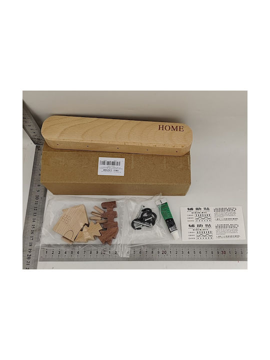 Alista Home Agățătoare Chei De Perete Din Lemn 5 Compartimente 13.5x23cm