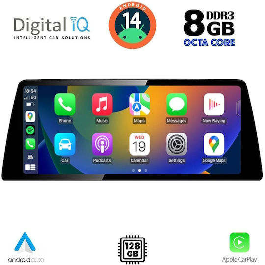 Digital IQ Car Audio System for BMW X3 (F25) 2011-2013 (Bluetooth/USB/WiFi/GPS/Apple CarPlay/Android Auto) with 12.3" Touch Screen