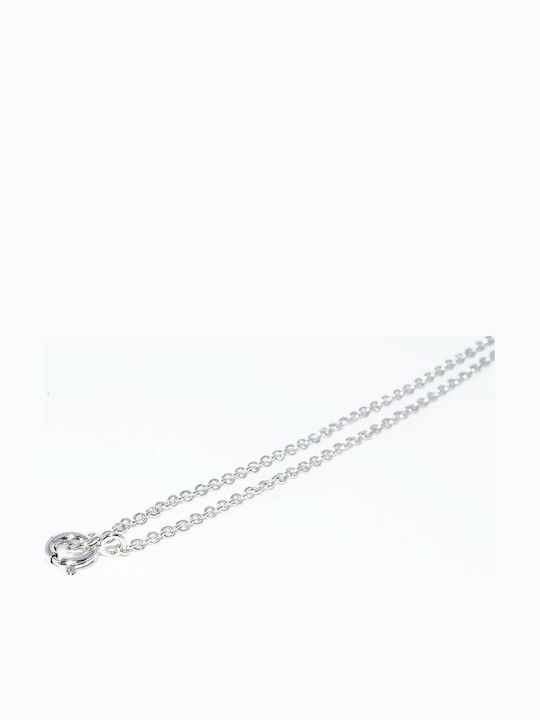 Silver Necklace Diamonds 0.05ct
