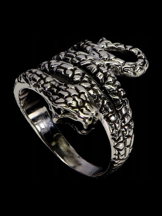 925 Stunning Silver Elegant Ring Size 13 Snake
