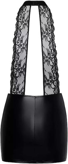 Noir Handmade Powerwetlook Schwarz Kleid