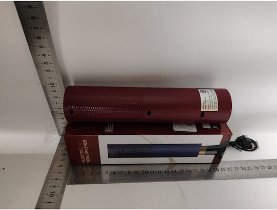 Tirbușon Electric Alista Home Deschizător De Sticle Pentru Vin Generația Nouă Uz Casnic Usb Reîncărcabil 20 X 4,6 Cm Roșu