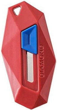 Cuțit De Tăiat Alista Home Cu Vârf Rotunjit Și Dințișori Tip Breloc 6.5x3.5 Cm Roșu