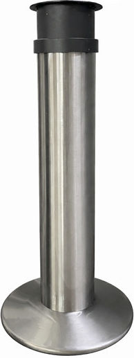 Furniture Leg-Column Table Manart Collapsible Round Φ-120mm Inox 244-32#f120#sa